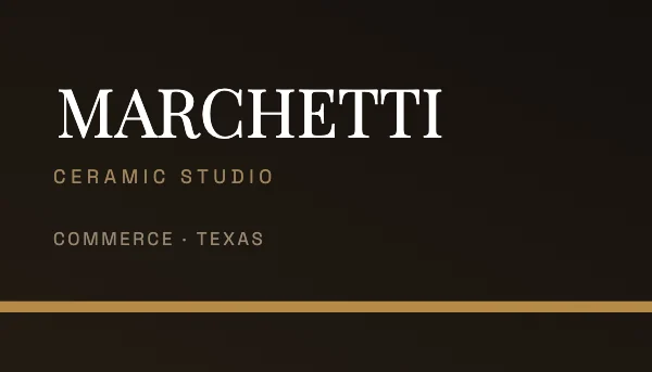 Black and Brass Minimalist 3.5×2 Business Card