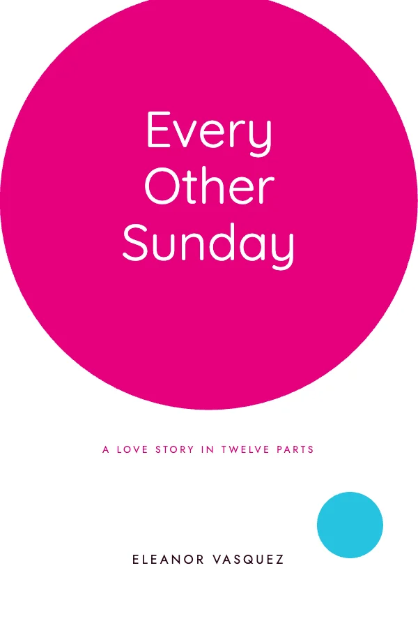 Magenta and Cyan Romance 6 × 9 Book Cover