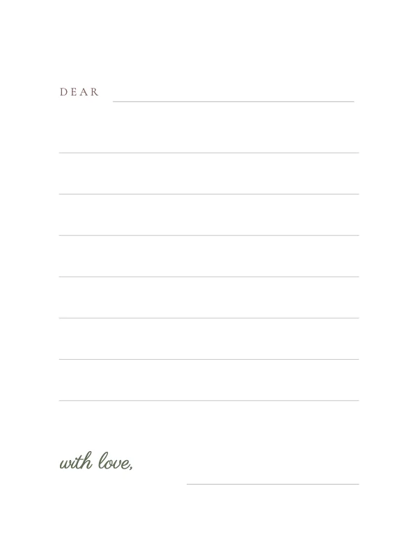 Blush and Oat Elegant 4.25×5.5 A2 Folded Wedding Thank You Note — Inside right