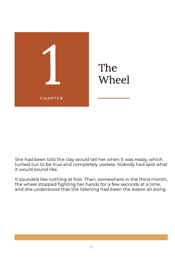 Clay and Bone Warm 6×9 Book Chapter Opener