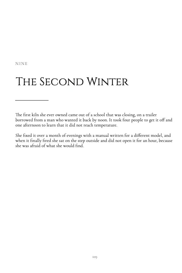 Black and White Classic 6×9 Book Interior Spread — Recto — chapter opener