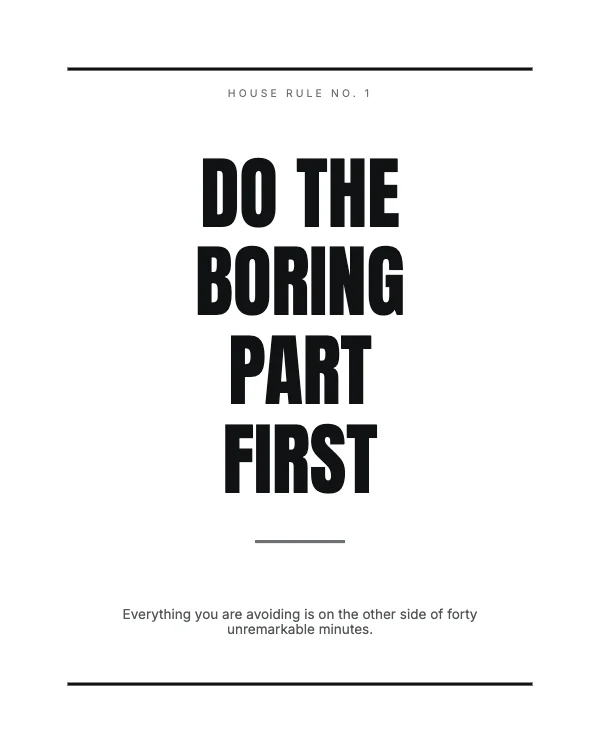 Black and White Typographic 8×10 Quote Print